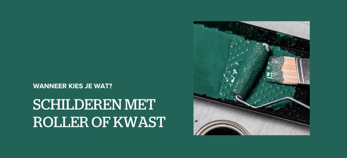 schilderen met roller of kwast