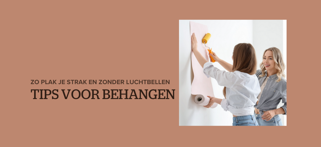 Tips voor behangen: zo plak je strak en zonder luchtbellen