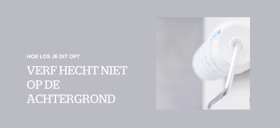 Verf hecht niet