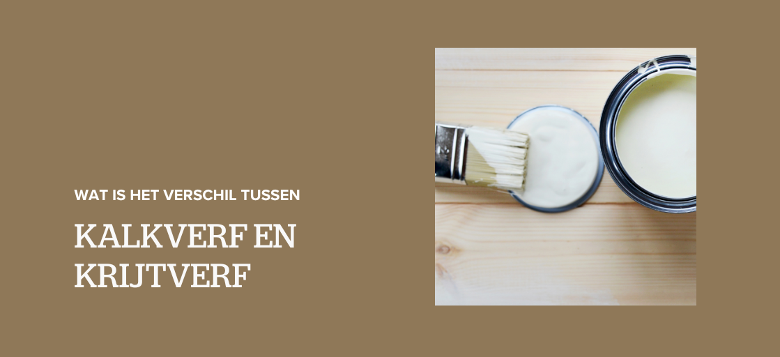Wat is het verschil tussen kalkverf en krijtverf?