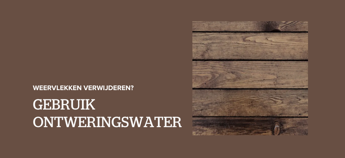 weervlekken verwijderen