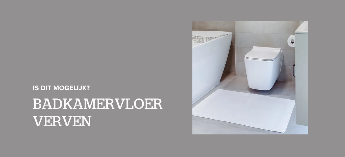 Badkamervloer verven: is dit mogelijk?