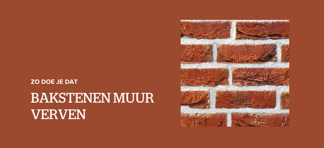 Bakstenen muur verven?