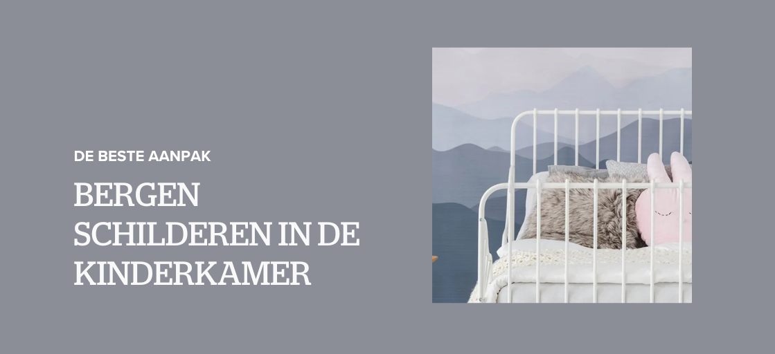 Bergen schilderen in de kinderkamer: de beste aanpak