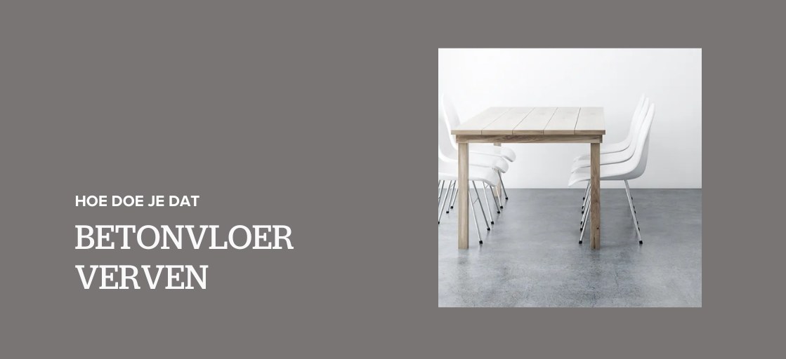 Betonvloer verven