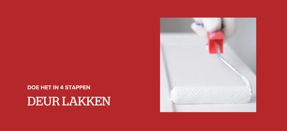 deur lakken in 4 stappen