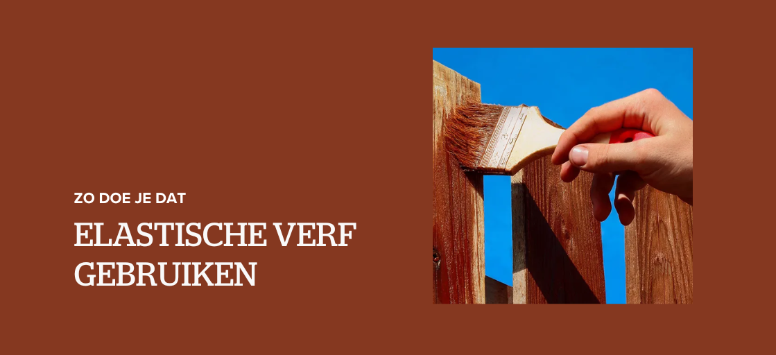Elastische verf voor buiten