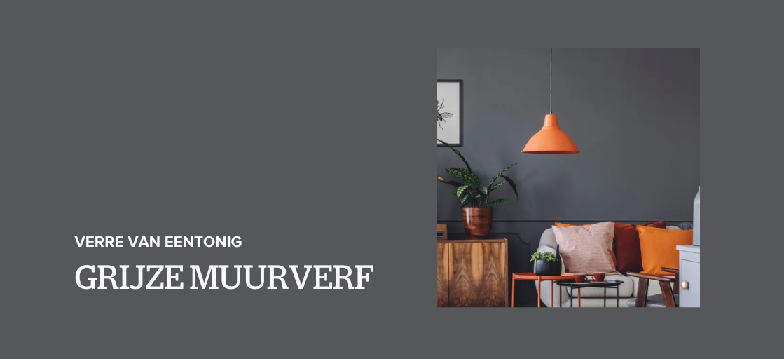 Grijze muurverf