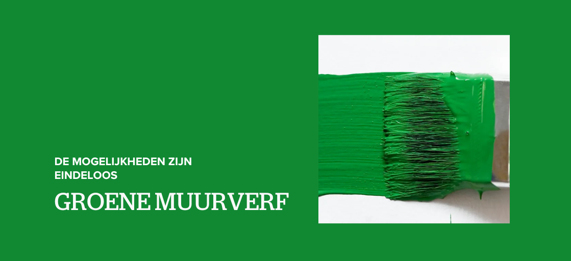 Groene Muurverf: De mogelijkheden zijn eindeloos