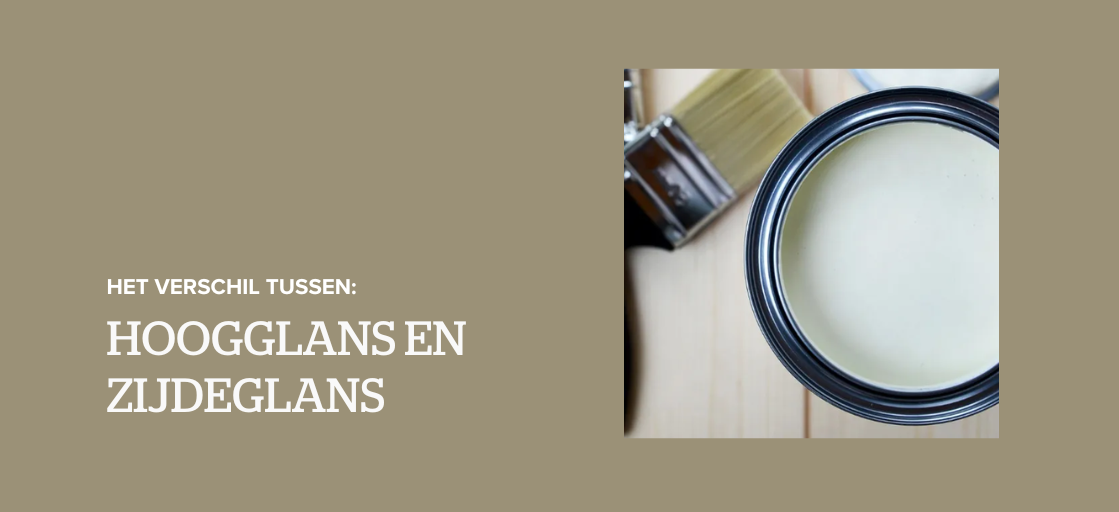 Het verschil tussen hoogglans en zijdeglans