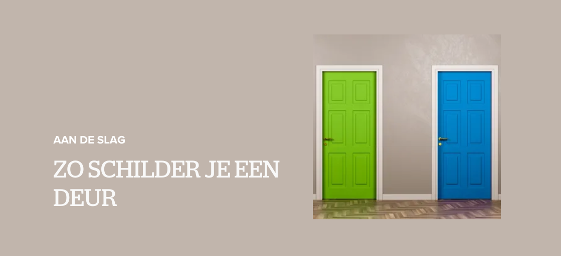 Hoe schilder je een deur?