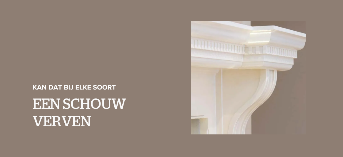 Kun je elke soort schouw verven?