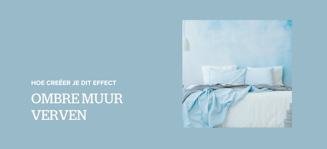 Ombre muur verven: hoe creëer je dit effect?