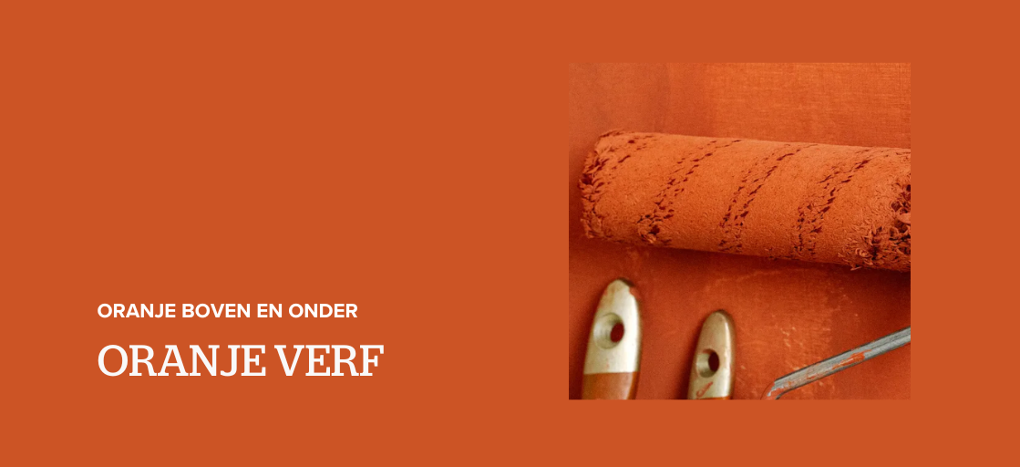 Oranje verf: Oranje boven en onder