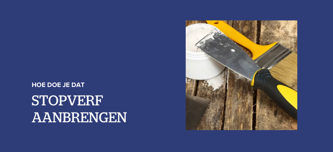stopverf aanbrengen