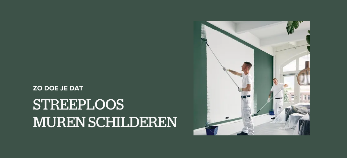 Streeploos muren schilderen