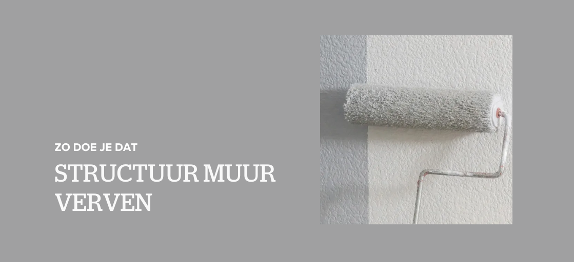 structuur muur verven