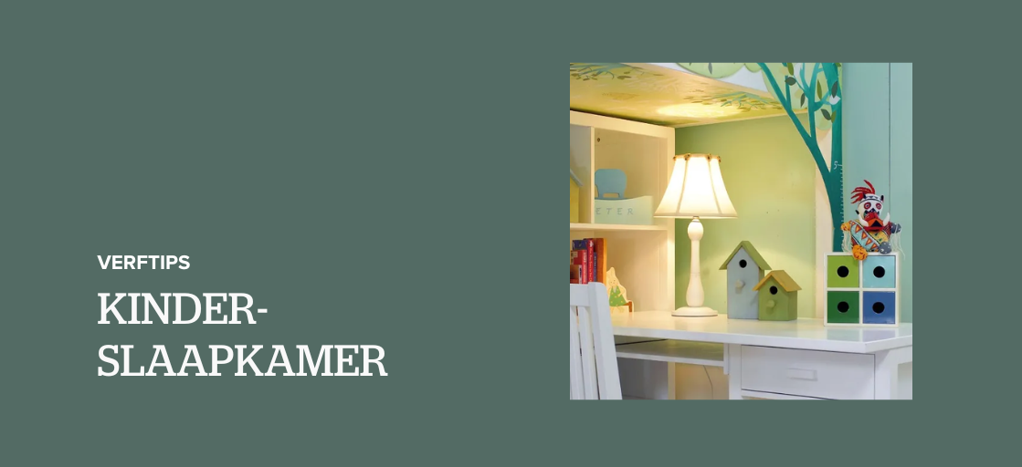 Verftips voor de kinderslaapkamer