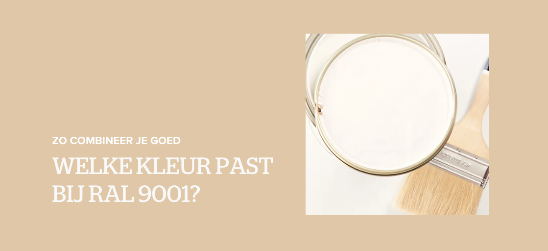 Welke kleur past bij RAL 9001?