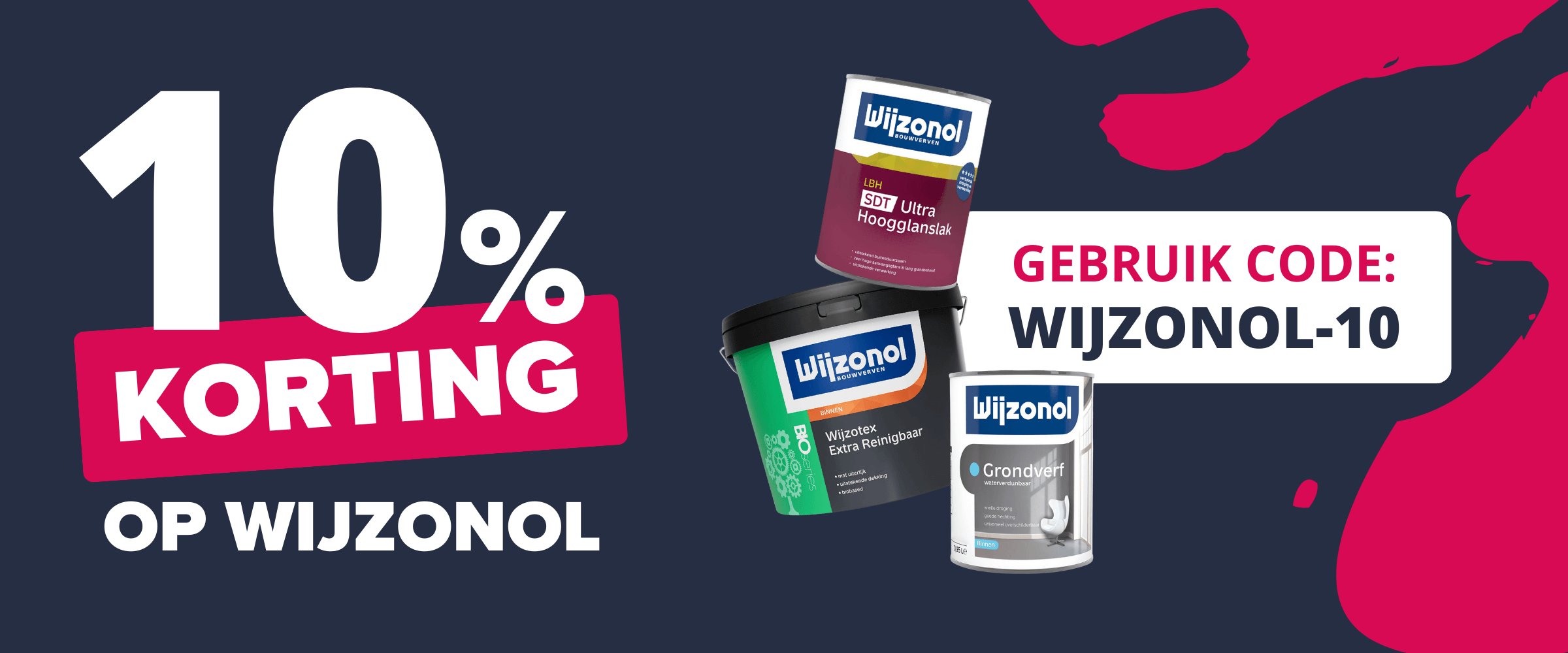 10% korting op alle Wijzonol alleen bij Verfwinkel.nl