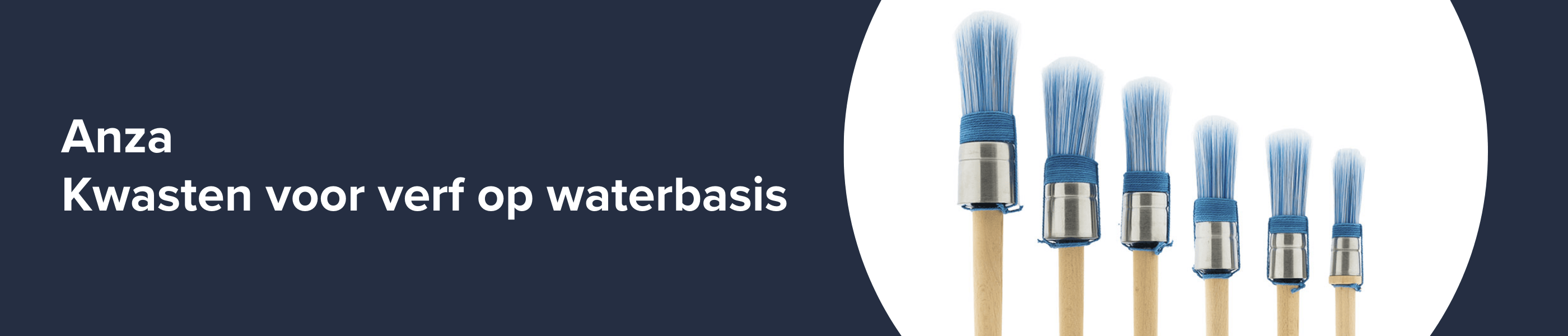 Anza Kwasten voor verf op waterbasis