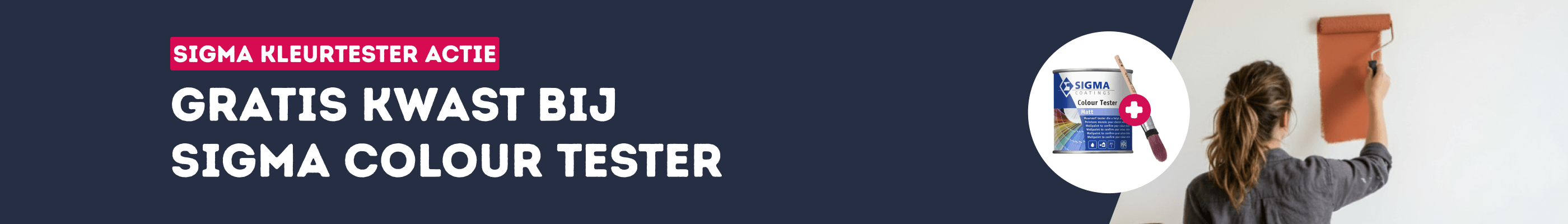 Gratis kwast bij Sigma Colour Tester
