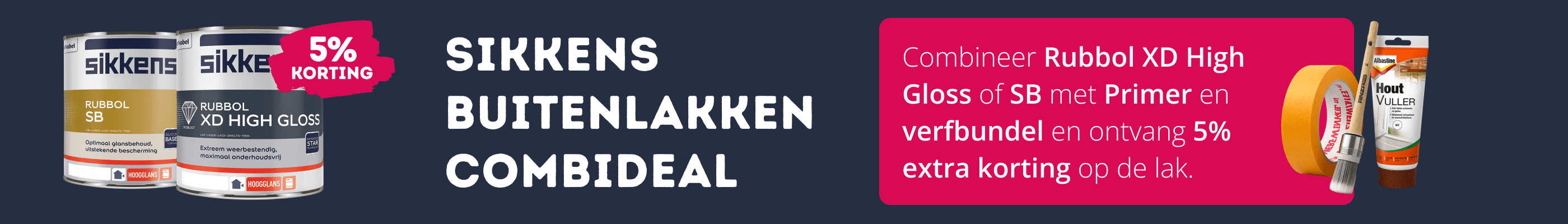 Sikkens buitenlakken combideal