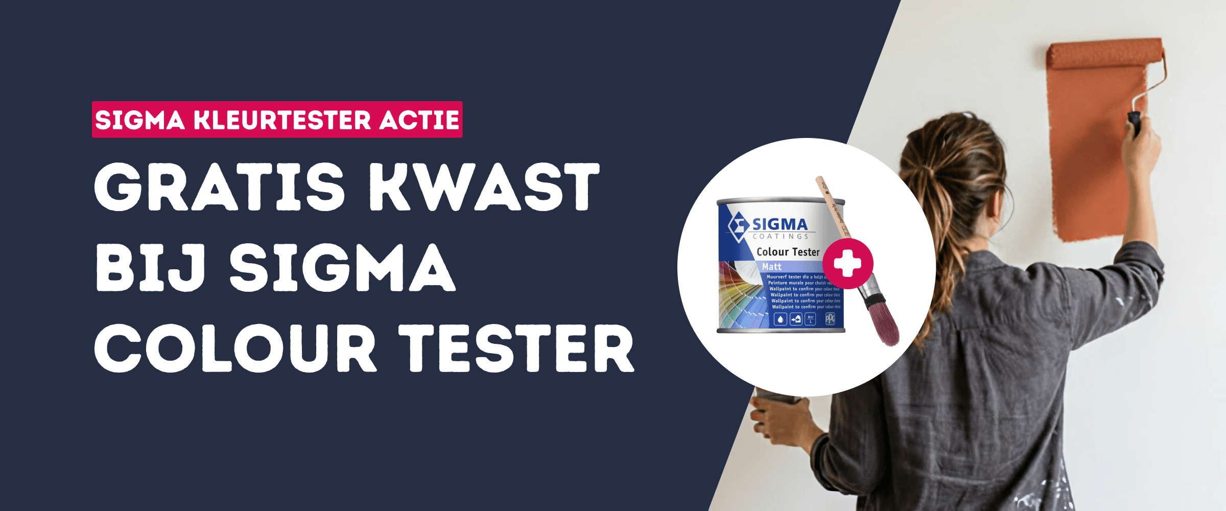 Gratis kwast bij Sigma Colour Tester
