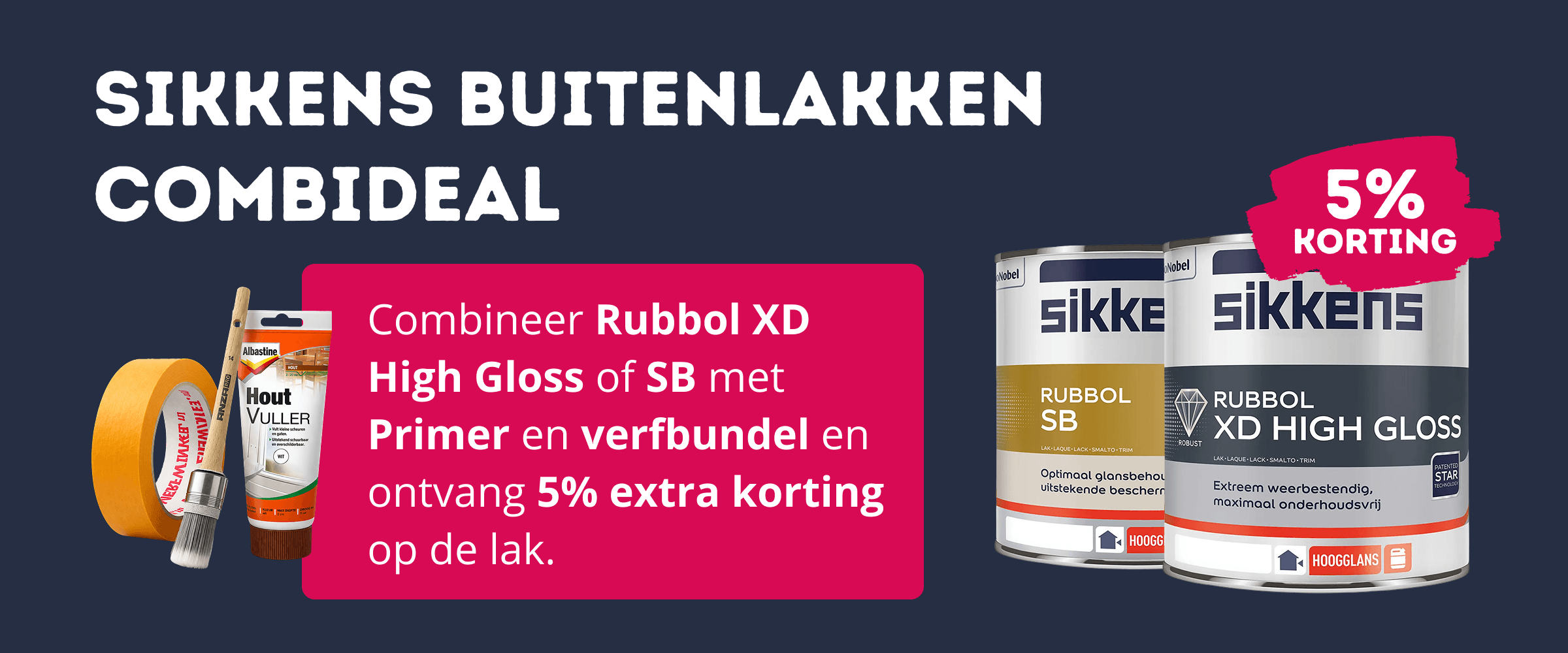 Sikkens buitenlakken combideal