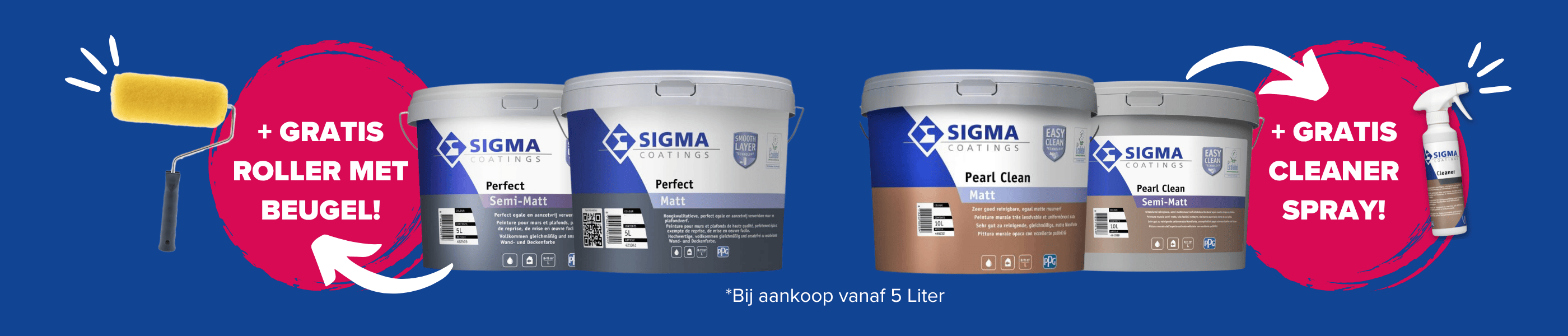 Koop Sigma Perfect / Sigma Pearl Clean en krijg gratis extra’s*