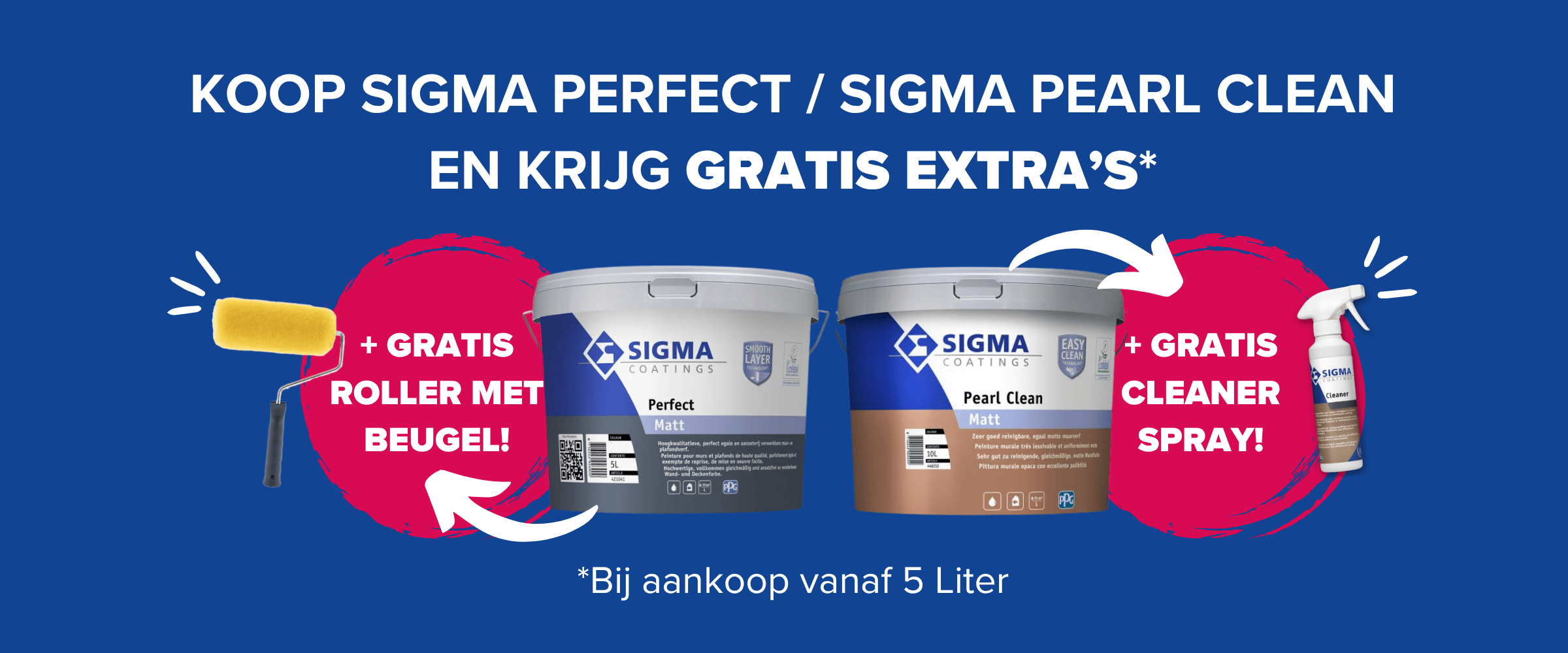 Koop Sigma Perfect / Sigma Pearl Clean en krijg gratis extra’s*