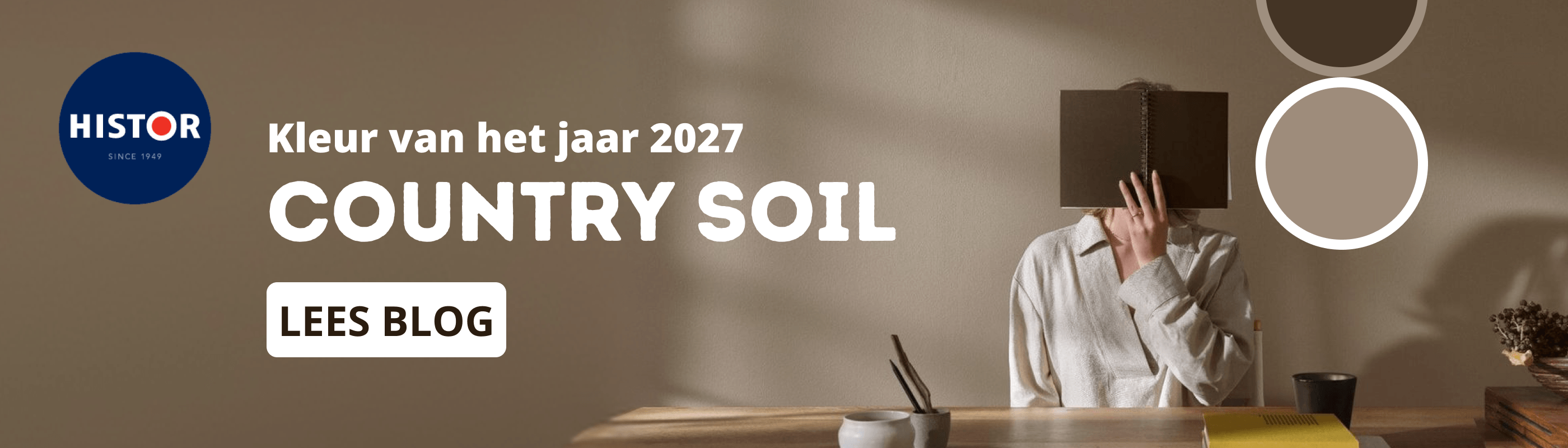 Histor kleur van het Jaar 2027: Country Soil Histor kleur van het Jaar 2027: Country Soil