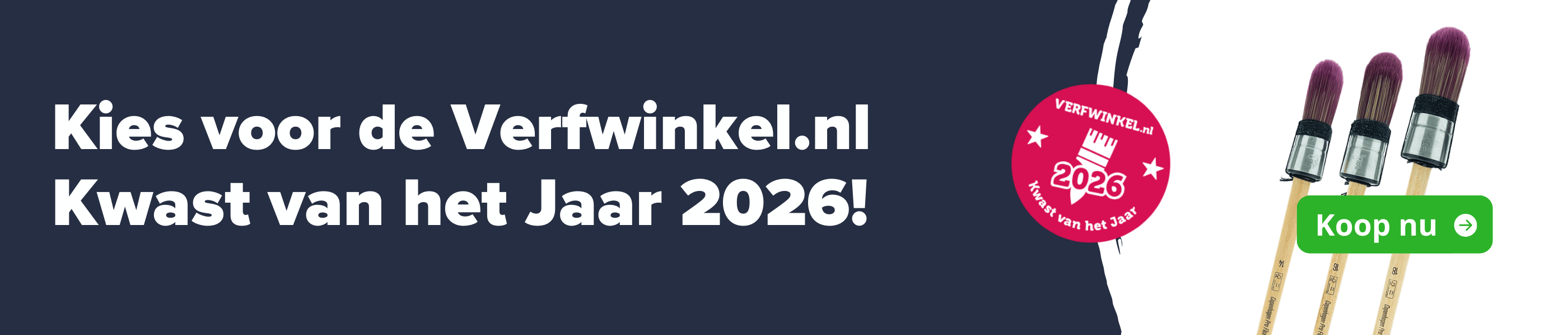 Copenhagen Pro Flex Patentpuntkwast van het Jaar 2026!