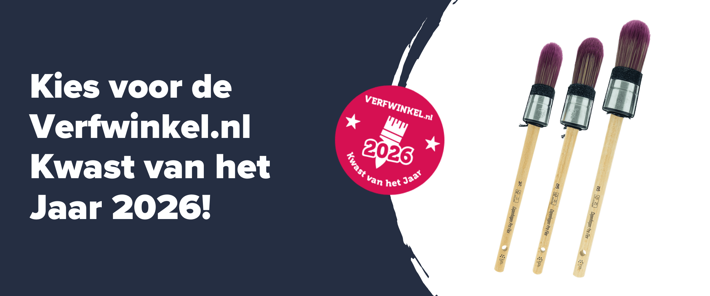 Copenhagen Pro Flex Patentpuntkwast van het Jaar 2026!