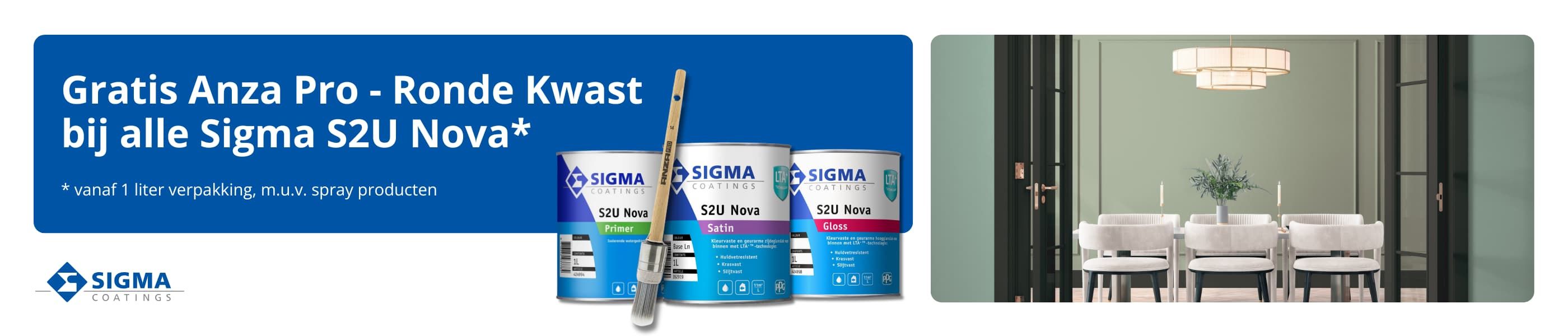 Gratis Anza kwast bij Sigma S2U Nova 